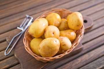 Image showing raw potato