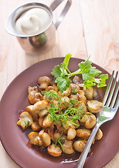 Image showing fried mushrooms