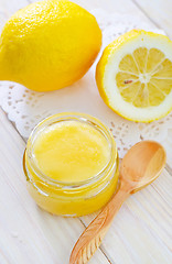 Image showing honey and lemon