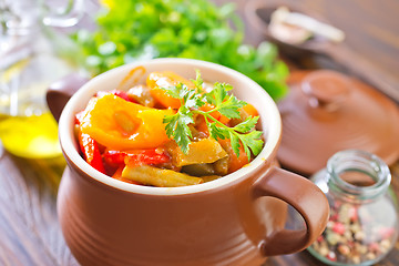 Image showing baked vegetables