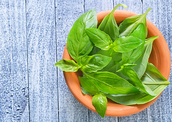 Image showing fresh basil