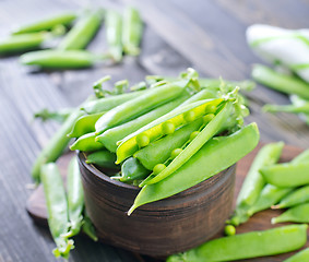 Image showing green peas