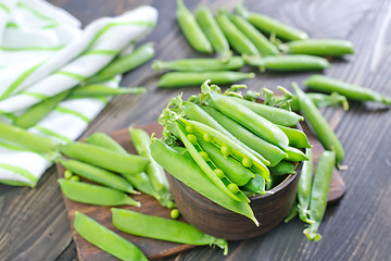 Image showing green peas