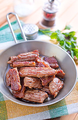 Image showing fried meat