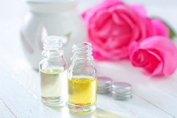 Image showing rose oil