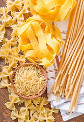 Image showing raw pasta