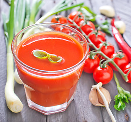 Image showing tomato juice