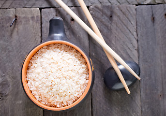 Image showing raw rice