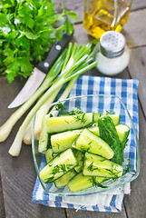 Image showing cucumber salad