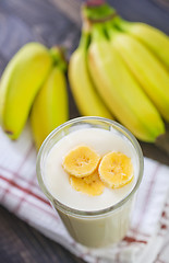 Image showing banana yogurt