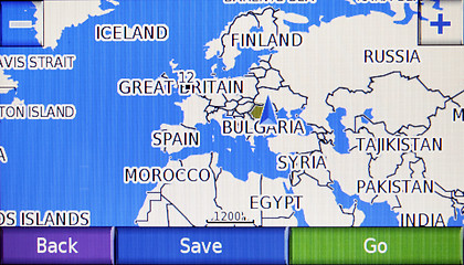 Image showing GPS screen