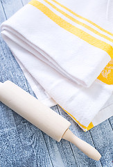 Image showing roling on kitchen towel