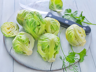 Image showing brussel sprouts