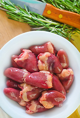 Image showing chicken hearts