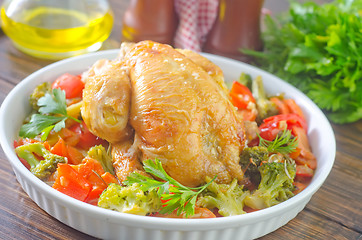 Image showing baked chicken