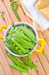 Image showing green peas