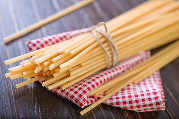 Image showing raw pasta