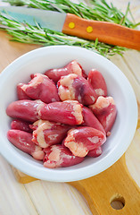 Image showing chicken hearts