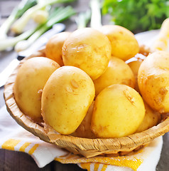 Image showing raw potato