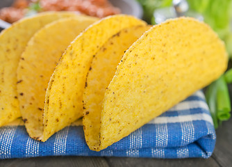 Image showing ingredients for taco