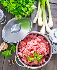 Image showing minced meat