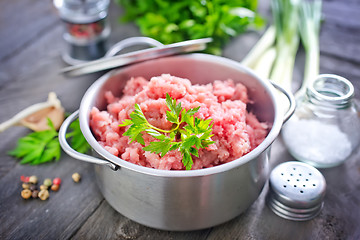 Image showing minced meat