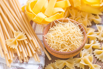 Image showing raw pasta