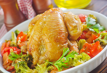 Image showing baked chicken