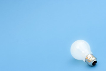 Image showing Background with lit lightbulb