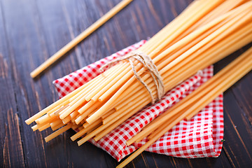 Image showing raw pasta