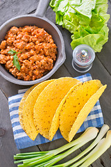 Image showing ingredients for taco