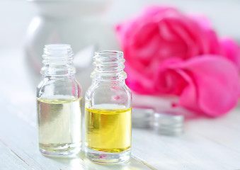 Image showing rose oil