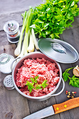 Image showing minced meat