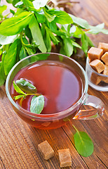 Image showing mint tea