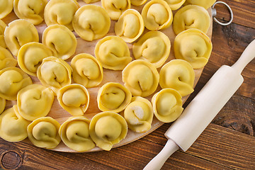 Image showing raw pelmeni