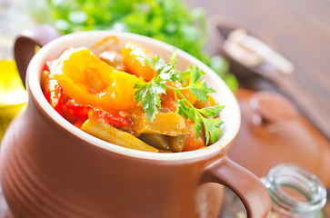 Image showing baked vegetables