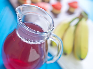 Image showing strawberry drink