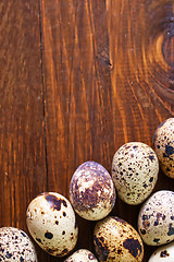 Image showing quail eggs