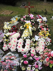 Image showing funeral flowers