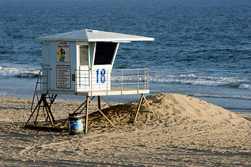 Image showing Lifeguard tower