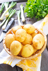 Image showing raw potato