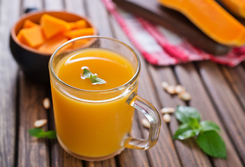 Image showing pumpkin juice