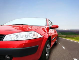 Image showing Red car