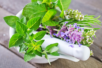 Image showing fresh herbal