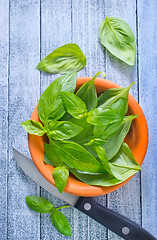 Image showing fresh basil