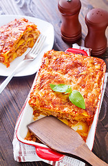 Image showing lasagna