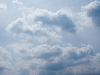 Image showing Blue sky with clouds background