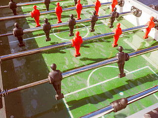 Image showing Retro look Table football