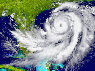 Image showing Hurricane near Florida