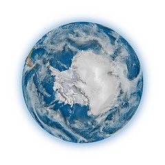 Image showing Antarctica on planet Earth